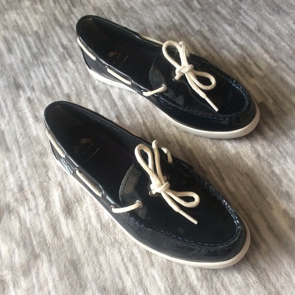 Cole Haan Navy Patent Nantucket Camp Moccasins - Picture 8 of 8